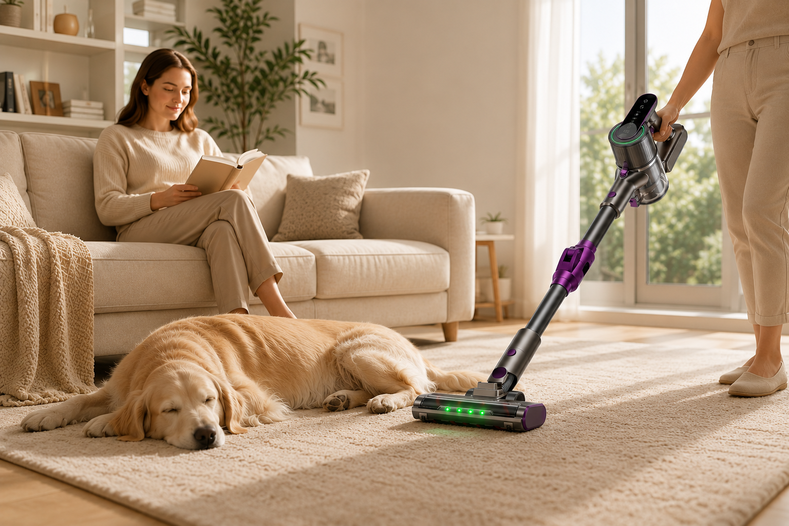How to clean pet hair from carpets effectively
